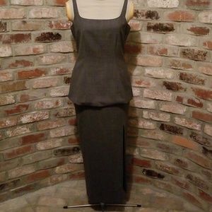 DANA BUCHMAN Matching Gray Top/Skirt